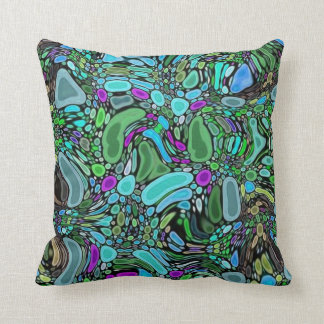 "Sea Stones" Throw Pillow