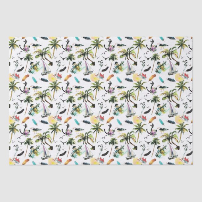 Sea summer Tissue Paper (Front)