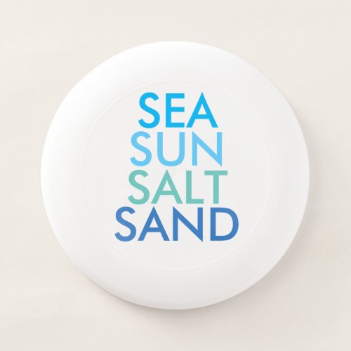 Sea Sun Salt Sand Beach Game Wham_O Frisbee