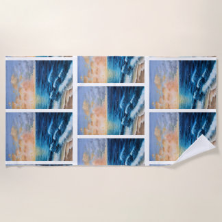 Sea Sunrise Ocean Beach Clouds Tranquility Magic A Towel