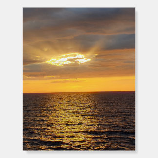 Sea Sunset photo Foam Board