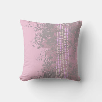 Sea surf muted purple dot abstract cushion pillow
