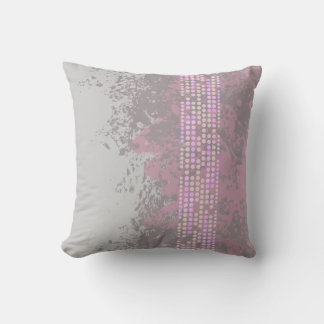 sea surf muted purple grey abstract dot pillow