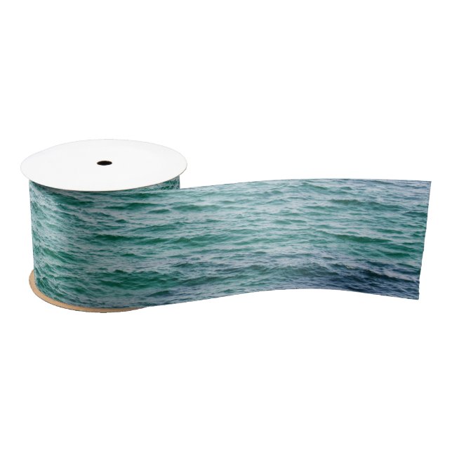 Sea surface satin ribbon (Spool)