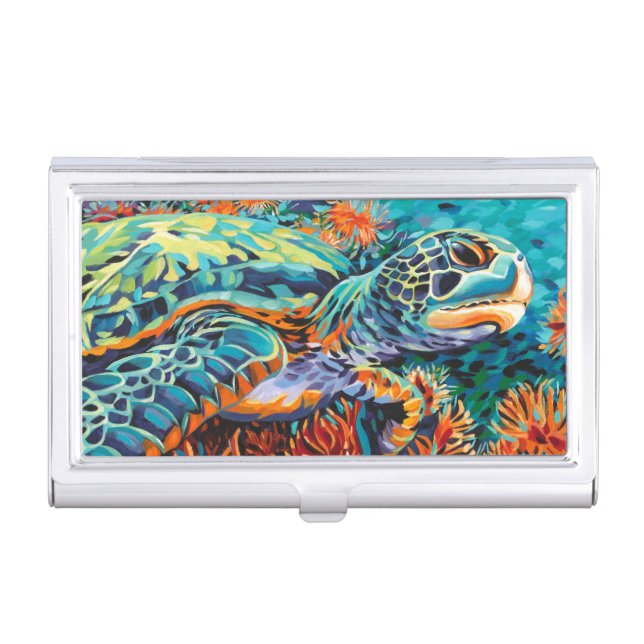 Sea Sweetheart I Business Card Holder (Front)