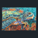 Sea Sweetheart I Kitchen Towel<br><div class="desc">Marine Life</div>