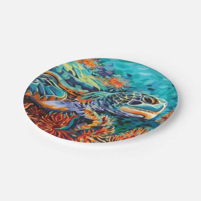 Sea Sweetheart I Paper Plates (Angled)