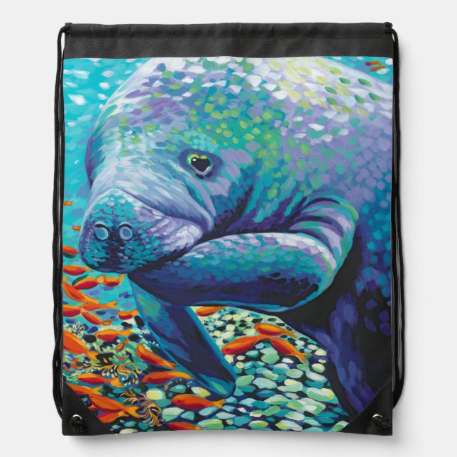 Sea Sweetheart II Drawstring Bag (Front)