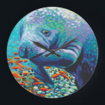 Sea Sweetheart II Large Clock<br><div class="desc">Marine Life</div>