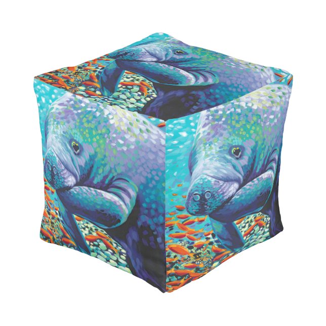 Sea Sweetheart II Pouf (Angled Front)