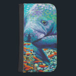 Sea Sweetheart II Wallet Phone Case For Samsung Galaxy S4<br><div class="desc">Marine Life</div>