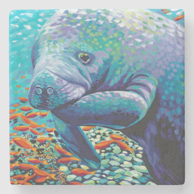 Sea Sweetheart II Stone Coaster (Front)