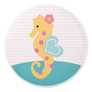 Sea Sweeties Seahorse Nursery Drawer Pull Knob