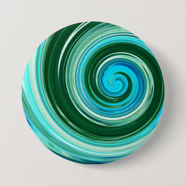 Sea Swirl Custom Buttons to Personalize (Front)