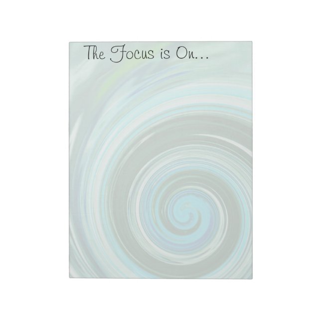 Sea Swirl Tear Off Custom NotePads ~ 2 sizes (Rotated)