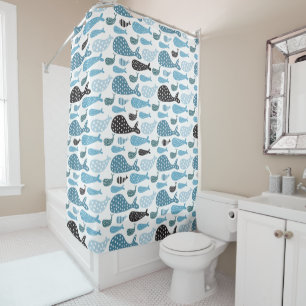 Sea tales shower curtain