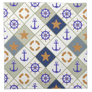 Sea Theme Pattern 2 Cloth Napkin
