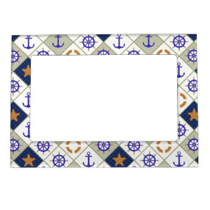 Sea Theme Pattern 2 Magnetic Frame