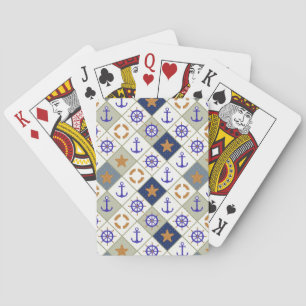 Sea Theme Pattern 2 Poker Cards