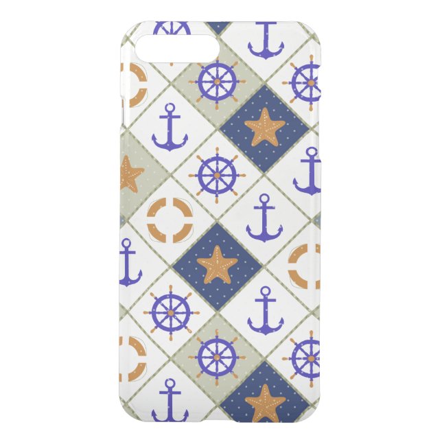 Sea Theme Pattern 2 Uncommon iPhone Case (Back)