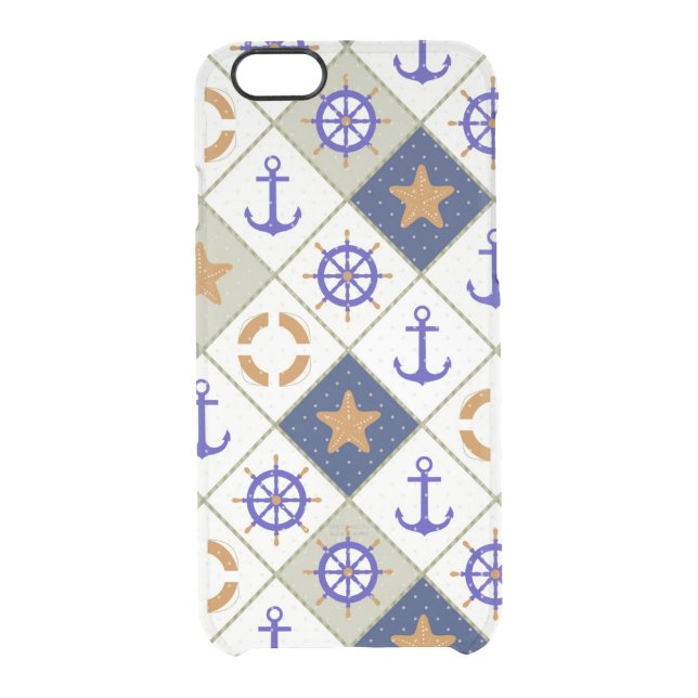 Sea Theme Pattern 2 Uncommon iPhone Case (Back)