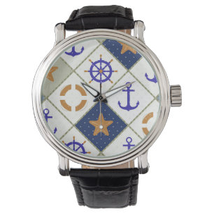 Sea Theme Pattern 2 Watch