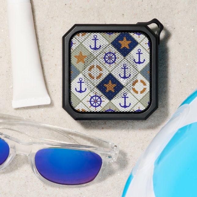 Sea Theme Pattern Bluetooth Speaker (Insitu(Beach))