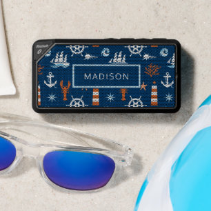 Sea Theme Pattern Personalize Bluetooth Speaker