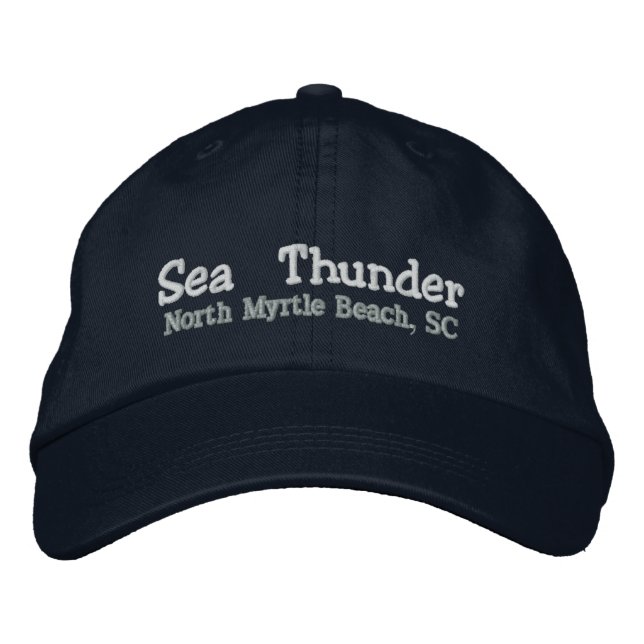 Sea Thunder Embroidered Baseball Cap (Front)