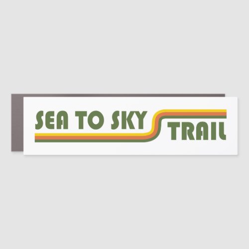 Sea To Sky Trail British Columbia Car Magnet