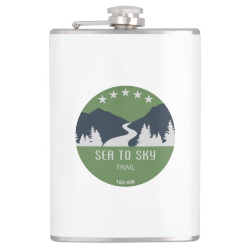 Sea To Sky Trail British Columbia Flask