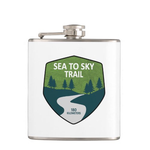 Sea To Sky Trail British Columbia Flask