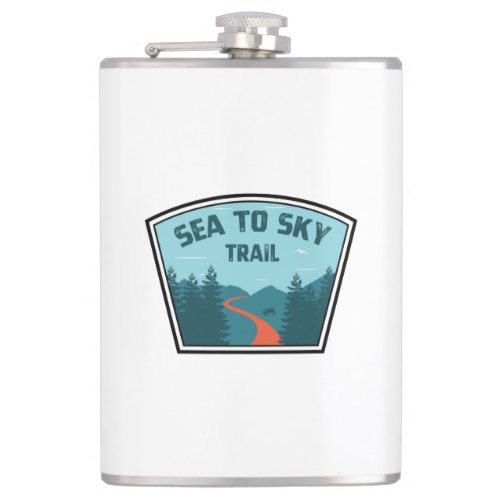 Sea To Sky Trail British Columbia Flask