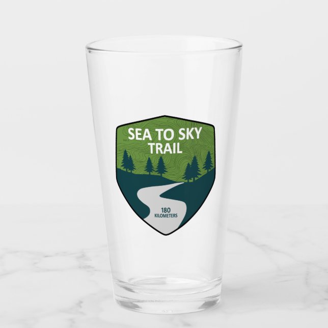 Sea To Sky Trail British Columbia Glass (Front)