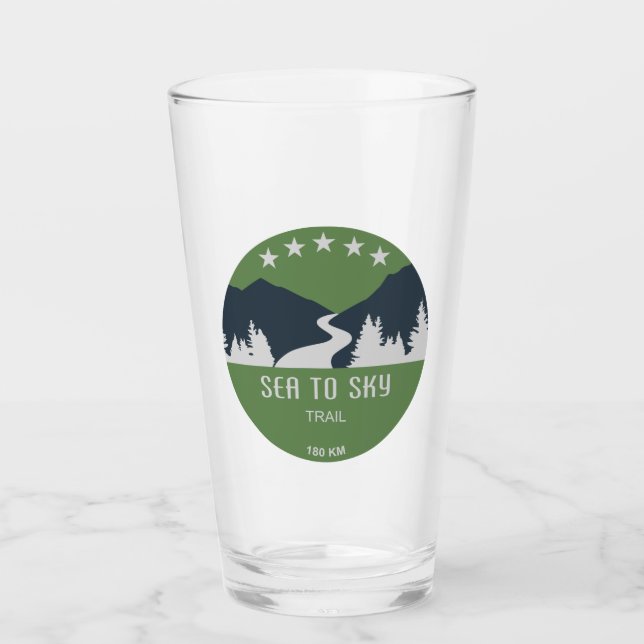 Sea To Sky Trail British Columbia Glass (Front)