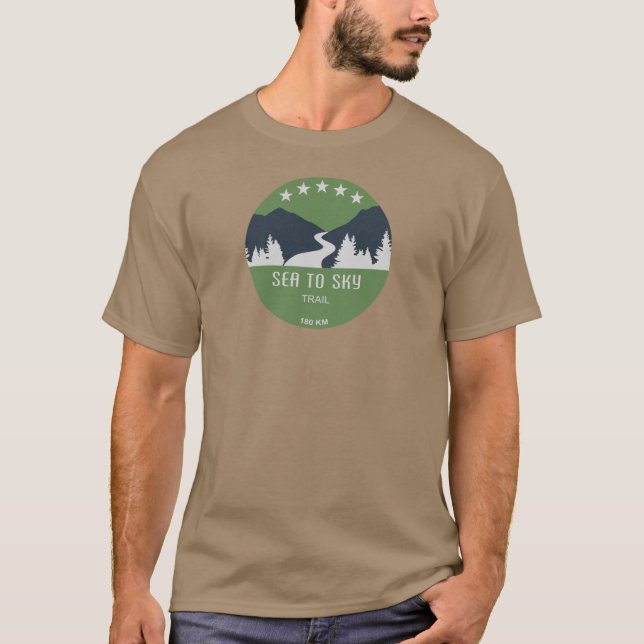 Sea To Sky Trail British Columbia T-Shirt (Front)