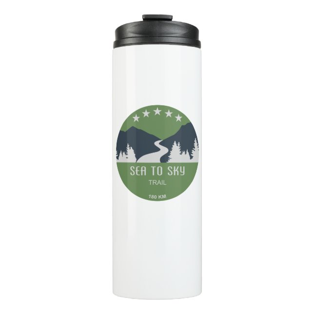 Sea To Sky Trail British Columbia Thermal Tumbler (Front)