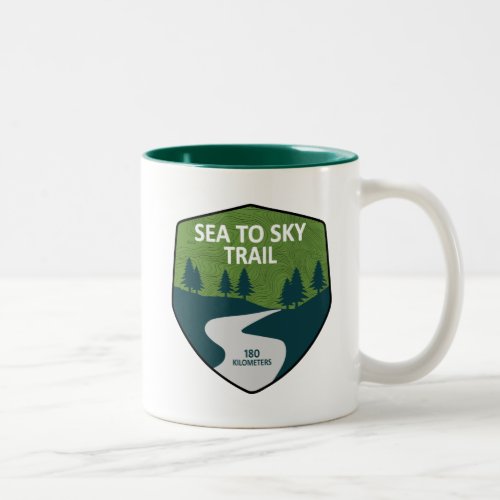 Sea To Sky Trail British Columbia Two_Tone Coffee Mug