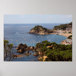 SEA TOSSA. Town located in the Costa Brava. Poster
