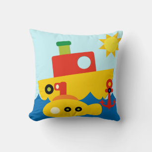 Sea Transportation Pillow