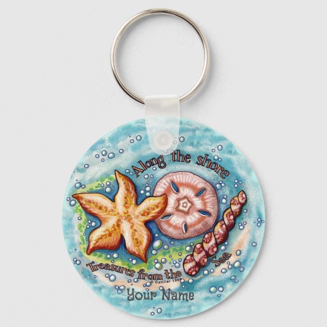 Sea Treasures  Keychain (Front)