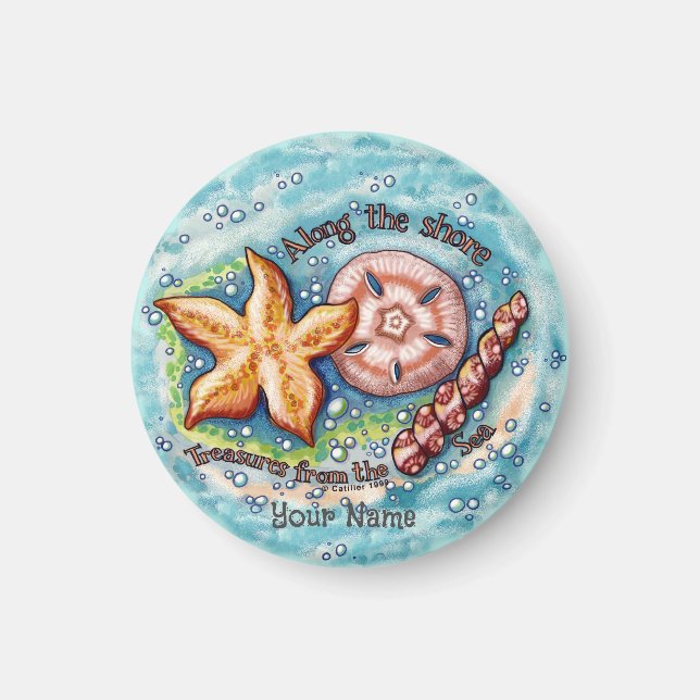 Sea Treasures  Magnet (Front)