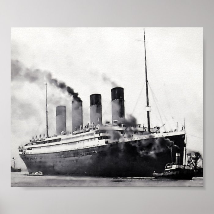 Sea Trials Begin  RMS Titanic Posters