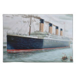 Sea Trials Of Rms Titanic Placemat at Zazzle
