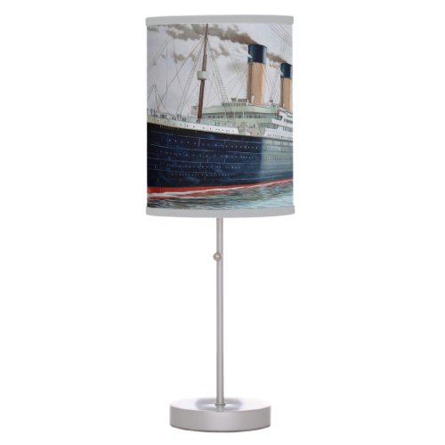 Sea Trials of RMS Titanic Table Lamp