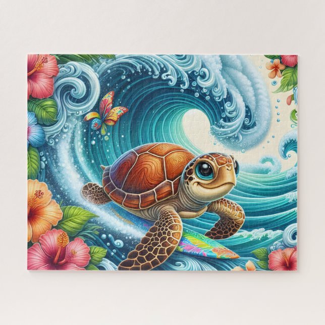 Sea Turrtle Jigsaw Puzzle (Horizontal)