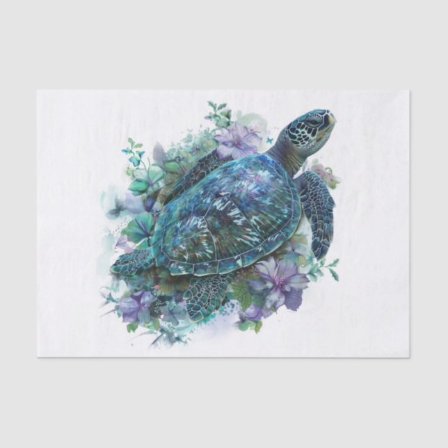 Sea Turtle10 Tissue Paper (Front)