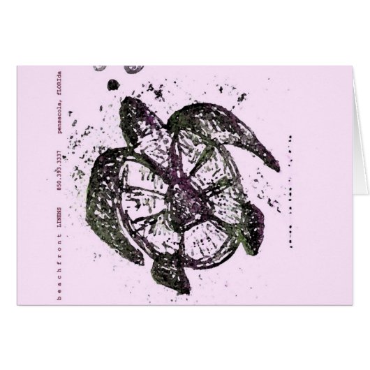 sea turtle 4 cards (Front Horizontal)