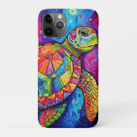 Sea Turtle Abstract Earth Day Ocean Beach Nature Iphone 11 Pro Case at Zazzle