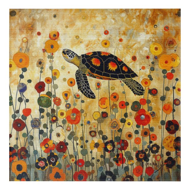Sea Turtle Acrylic Print (Front)